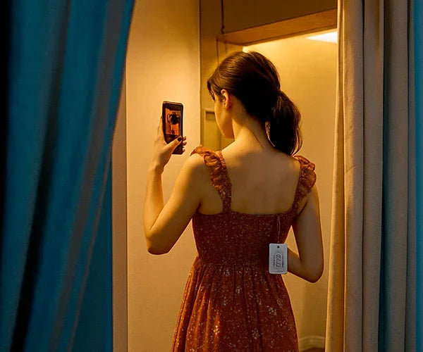 Votre cliente compare les prix… dans la cabine