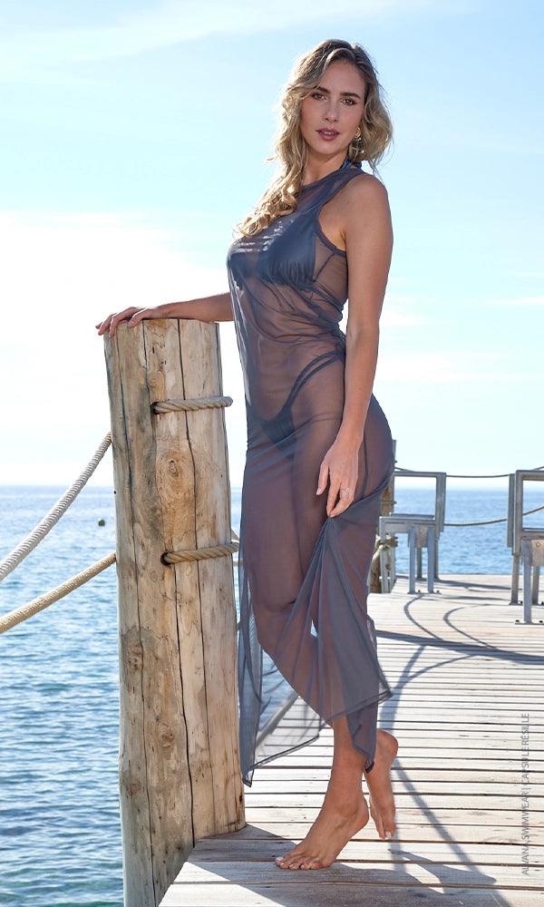 Robe de plage Lido - Résille - 3 Coloris - Alvana Swimwear