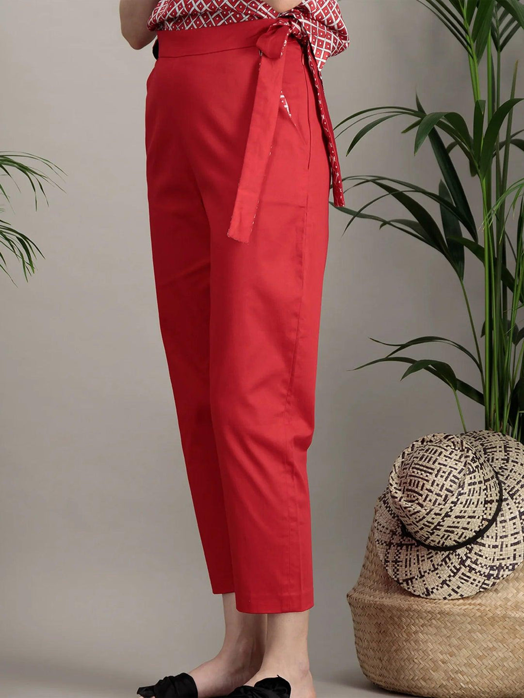 Anahidesaintandre-pantalon-arbor-coton-rouge-imprime-made-in-france-zoom-cote-gauche-02_E-POP-MODE