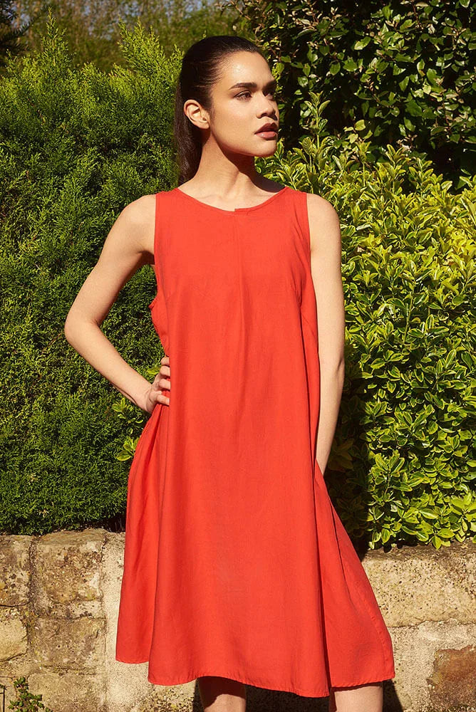 Kelly Dress - Red - Belotsi