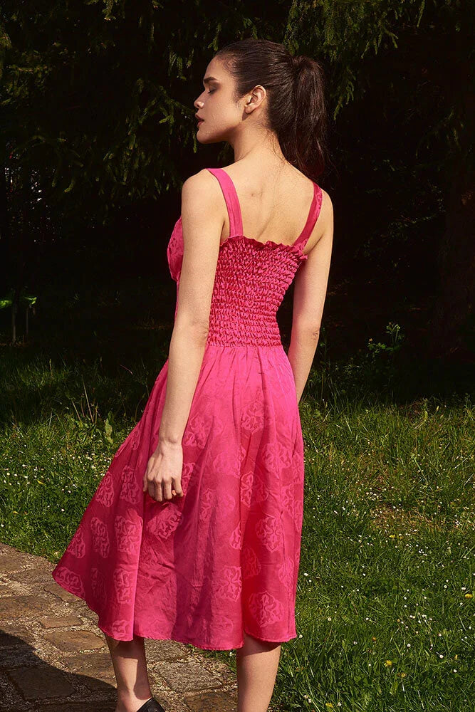 Paris Dress - Red Print - Belotsi