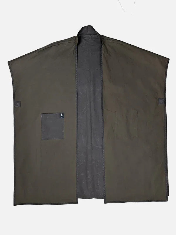 Cape Flippa – Fluffy Gray - Kanten