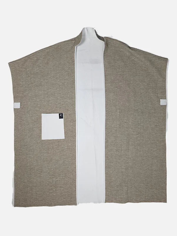 Cape Flippa – Fluffy Gray - Kanten