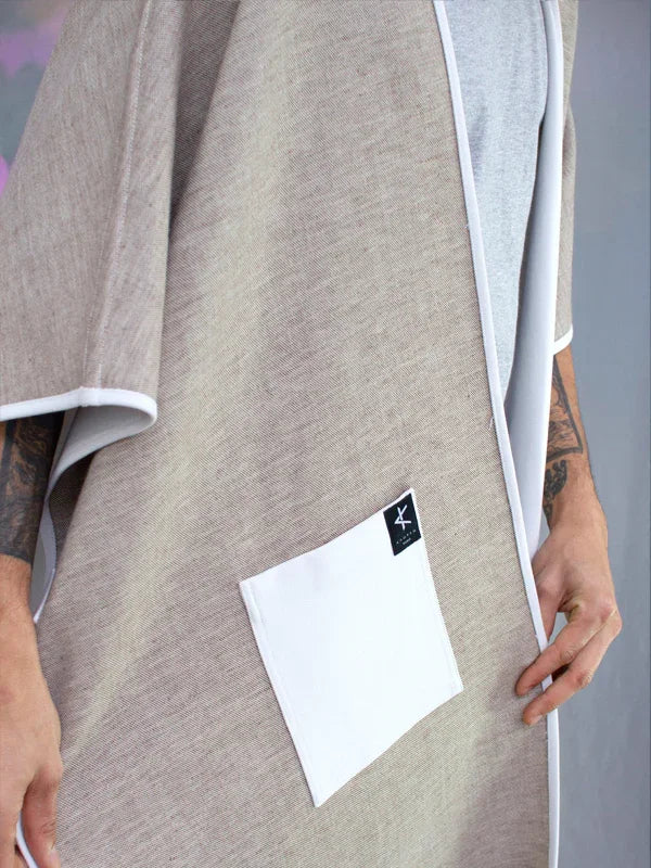 Cape Flippa – Fluffy Gray - Kanten