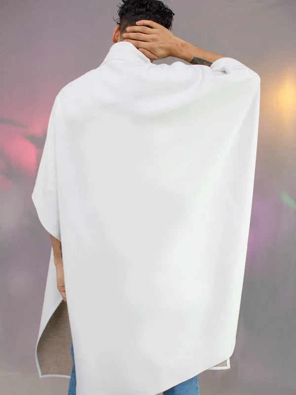 Cape Flippa – Fluffy Gray - Kanten