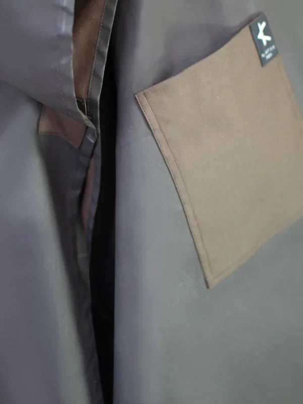 Cape Flippa – Fluffy Gray - Kanten