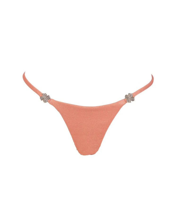 Culotte de bain Brésilienne échancrée - PINK POMELO - Delysia