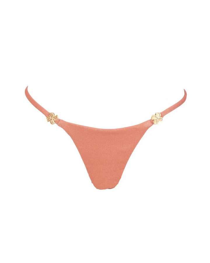 Culotte de bain Brésilienne échancrée - PINK POMELO - Delysia