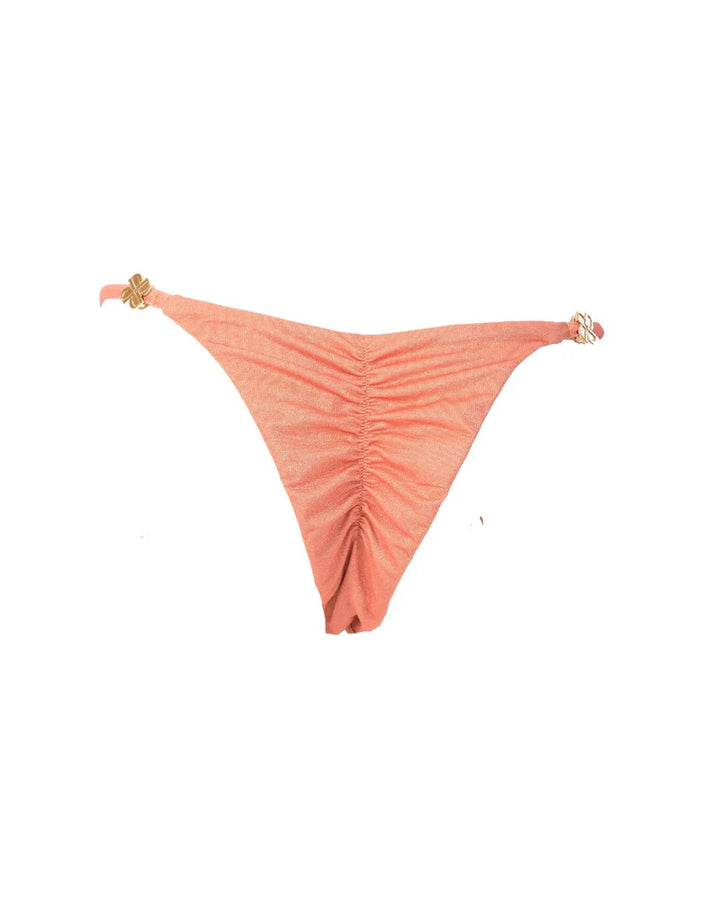 Culotte de bain Brésilienne échancrée - PINK POMELO - Delysia