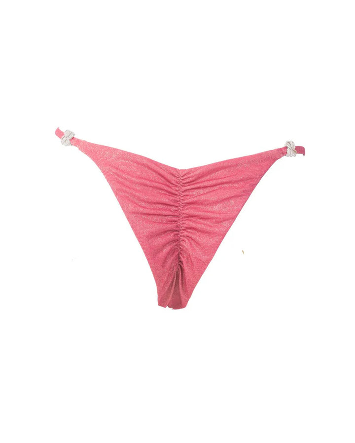 Culotte de bain Brésilienne échancrée - SPICY RASPBERRY - Delysia