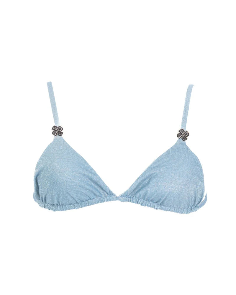 Haut de maillot de bain Triangle Coulissant - BLUE BABY - Delysia