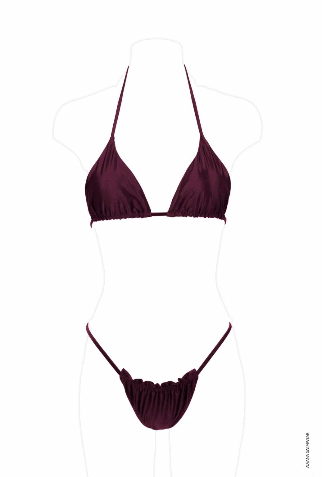 Haut Croisette - Satin - 4 coloris - Alvana swimwear