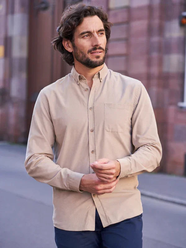 CHEMISE VELOURS CÔTELÉ - Monsieur Mimosa