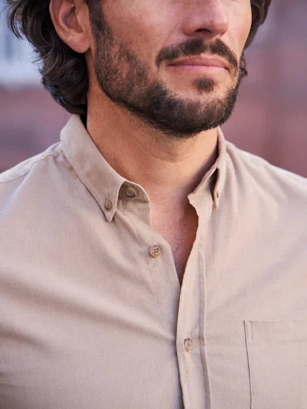 CHEMISE VELOURS CÔTELÉ - Monsieur Mimosa