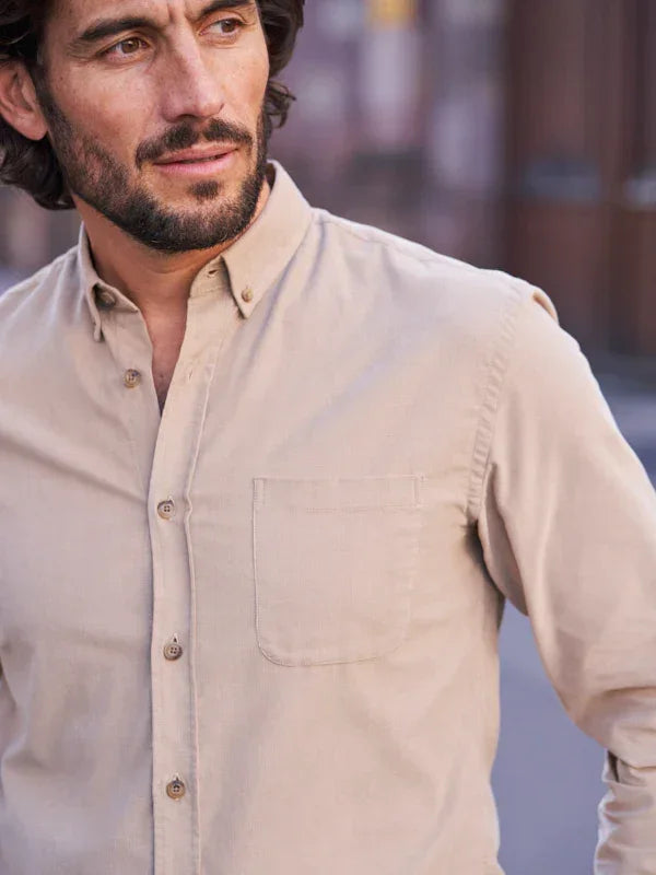 CHEMISE VELOURS CÔTELÉ - Monsieur Mimosa