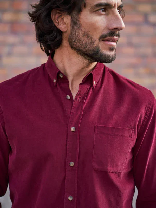 CHEMISE VELOURS CÔTELÉ - Monsieur Mimosa