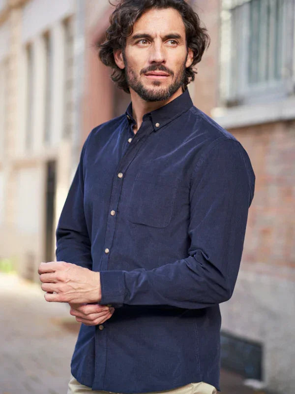 CHEMISE VELOURS CÔTELÉ - Monsieur Mimosa