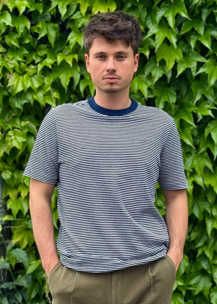 STRIPED COTTON T-SHIRT - Monsieur Mimosa