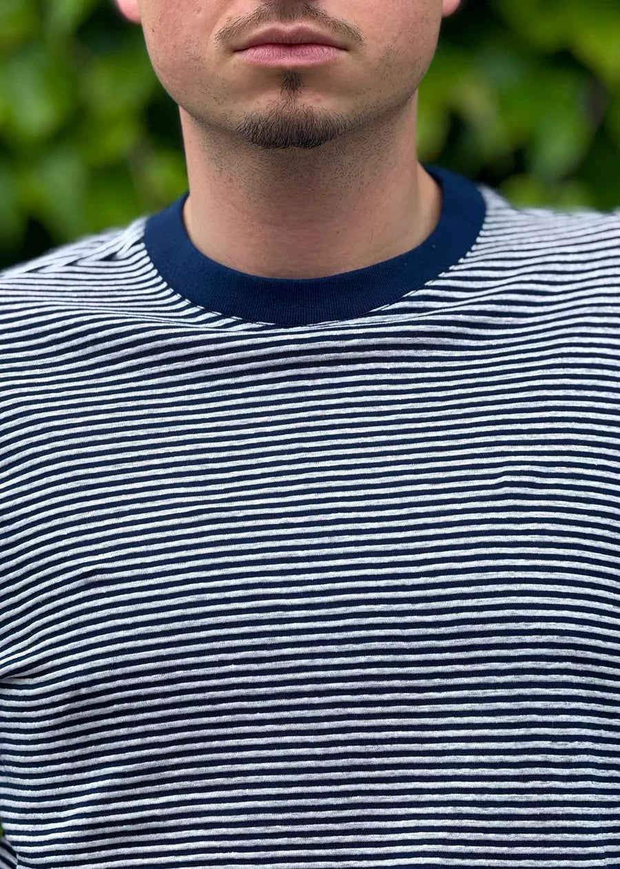 STRIPED COTTON T-SHIRT - Monsieur Mimosa