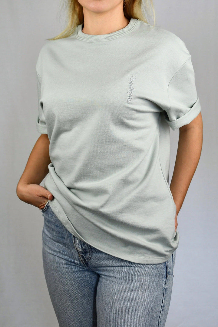 T-shirt Coton Bio Bleu/ Banane/ Gris - Paradigme