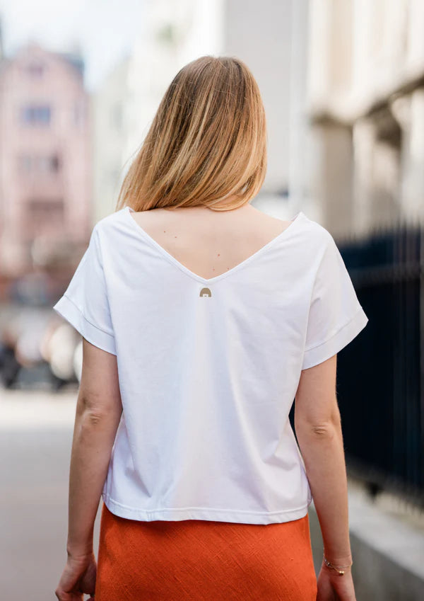 T-shirt en lin Made in France "Yes she can" - Jeanne a dit