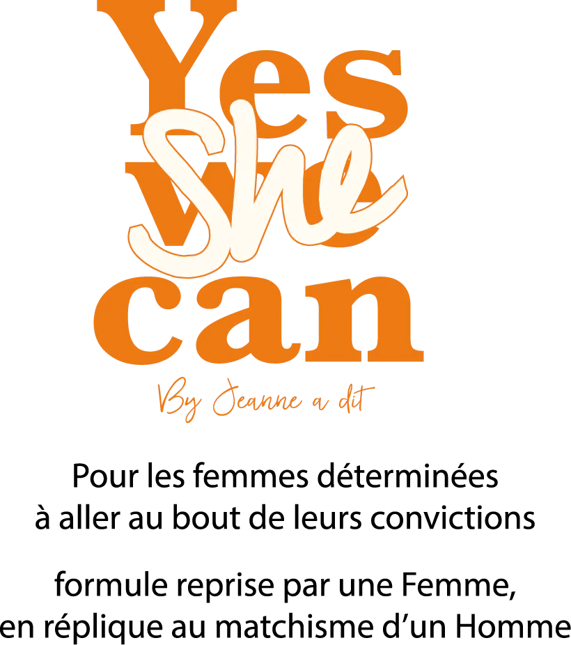 T-shirt en lin Made in France "Yes she can" - Jeanne a dit