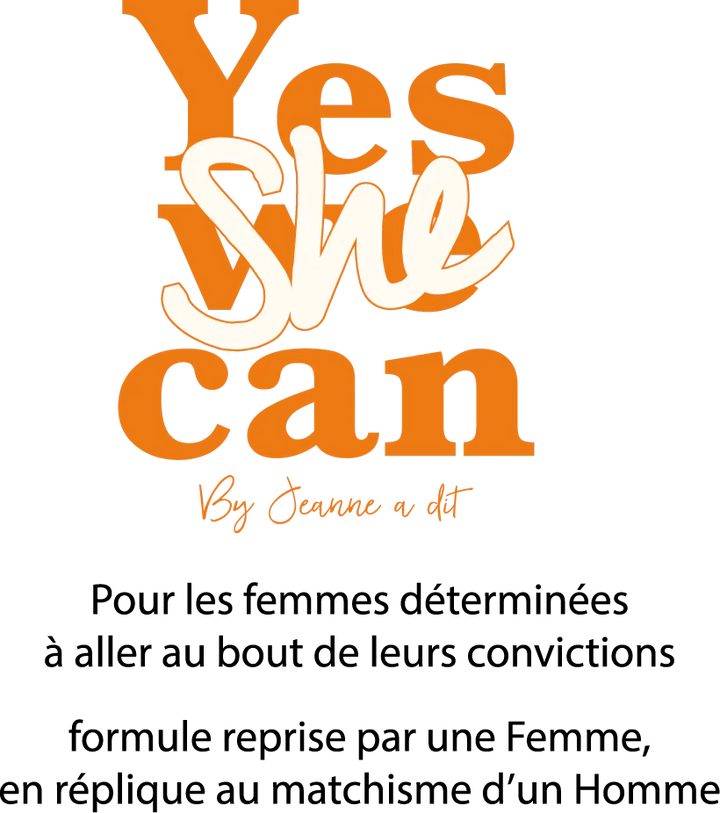 T-shirt en lin Made in France "Yes she can" - Jeanne a dit