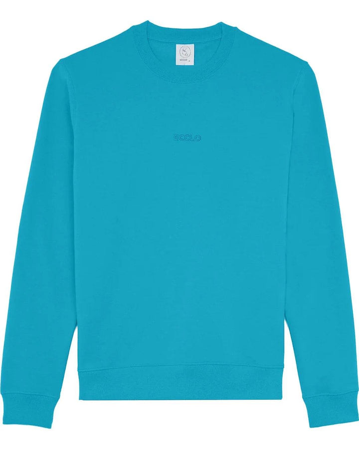 Sweat col Rond - Beige / Violet / Turquoise H/F - ECCLO