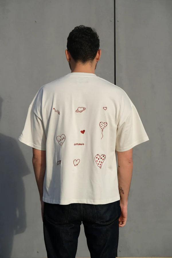 TEE-SHIRT LOVE - Tone on Tone