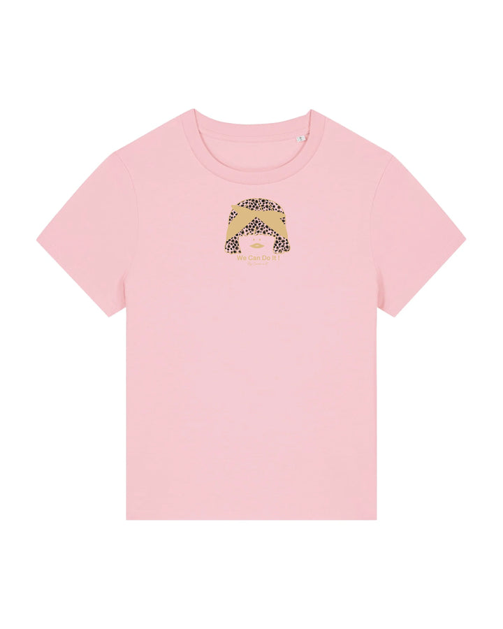 T-shirt femme Basic en coton Bio " We Can Do It "