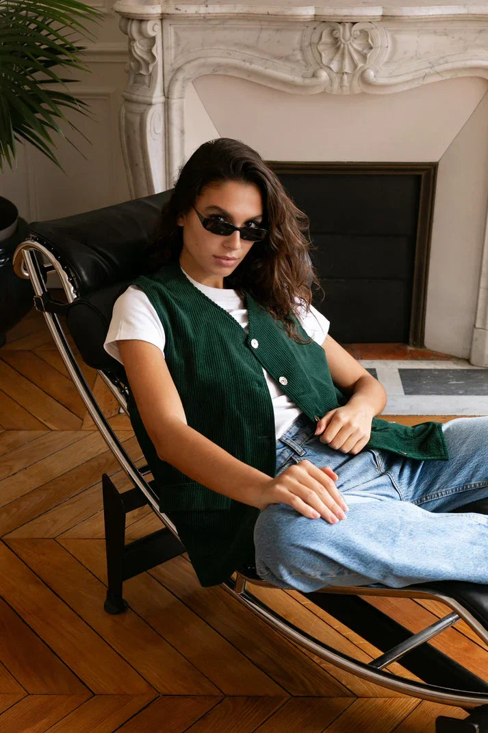 Gilet en velours côtelé - Bobby - BOBO Paris