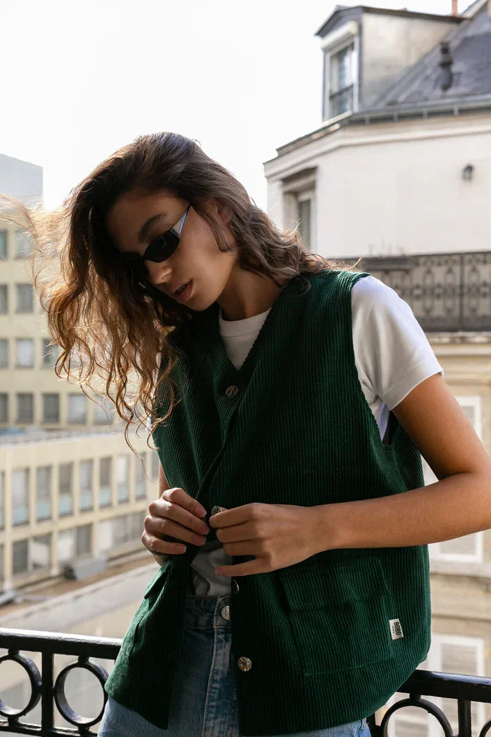 Gilet en velours côtelé - Bobby - BOBO Paris
