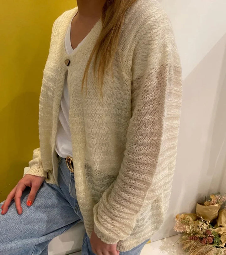 Cardigan en Mohair " Marguerite" - Jeanne a dit