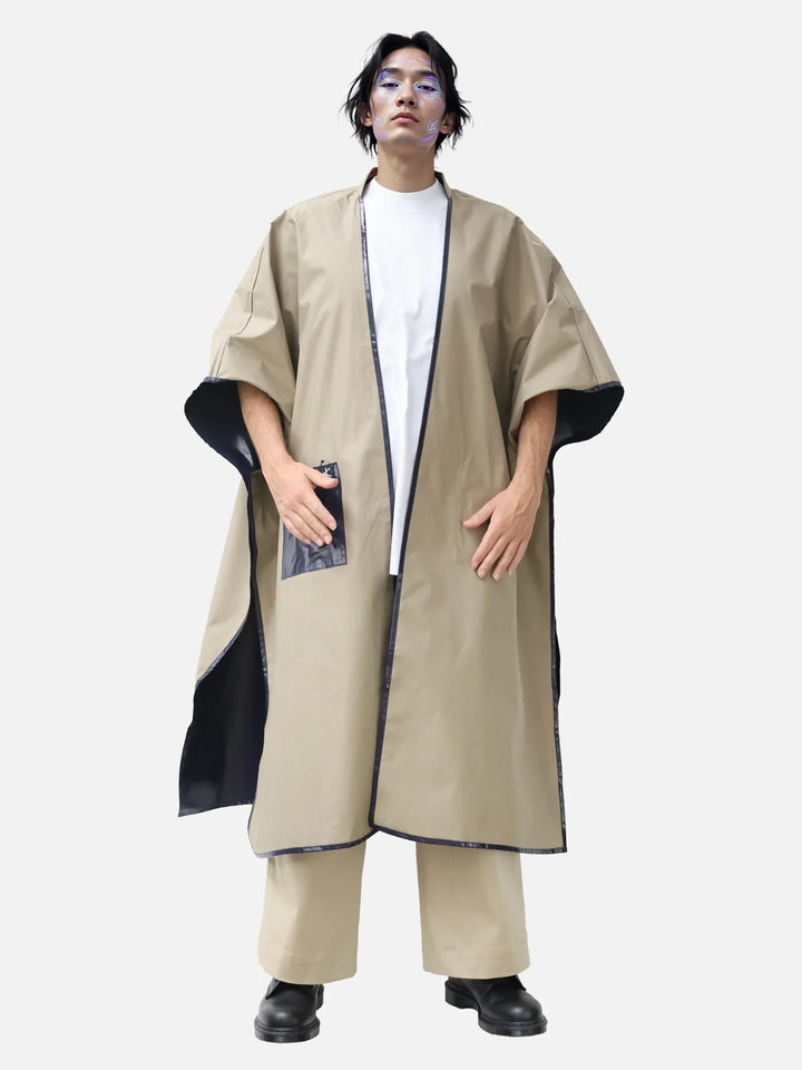 Cape Flippa – Fluffy Gray - Kanten