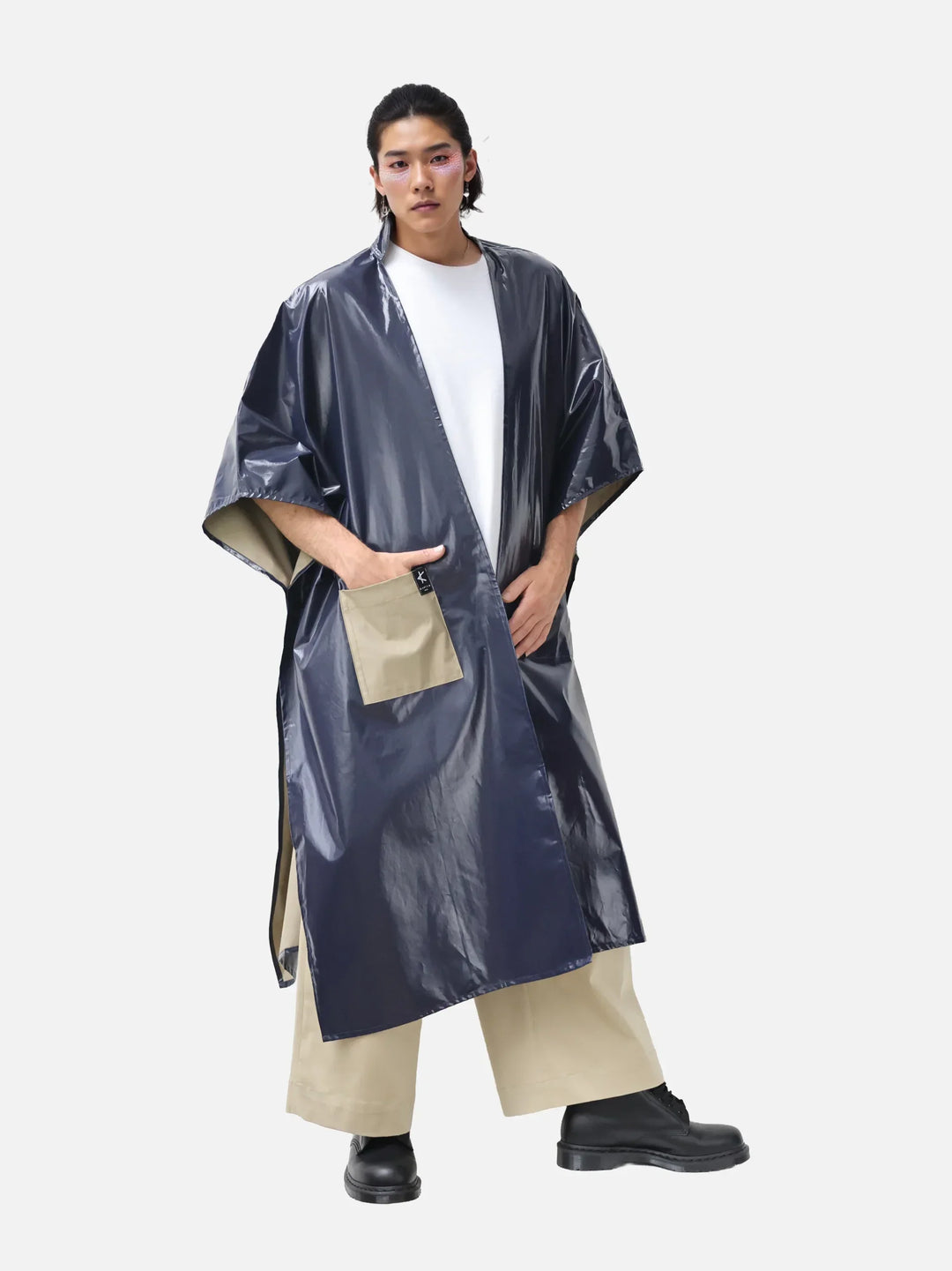 Cape Flippa – Fluffy Gray - Kanten