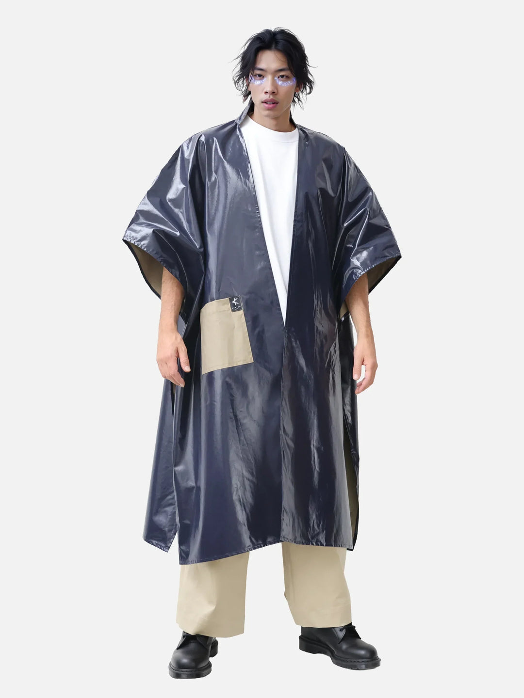 Cape Flippa – Fluffy Gray - Kanten