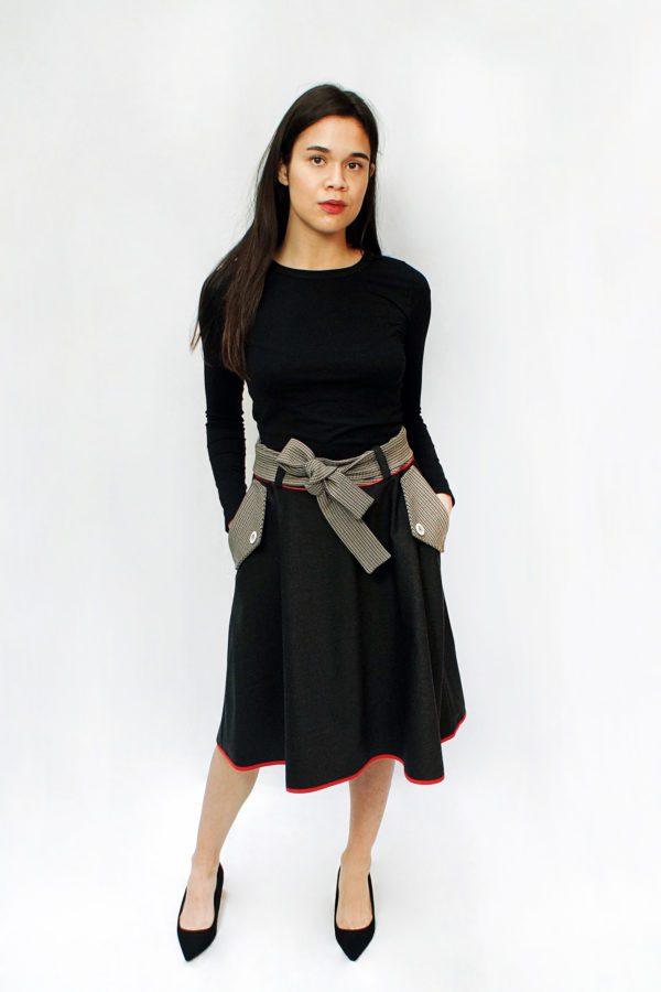 Wrap skirt with belt - Belotsi