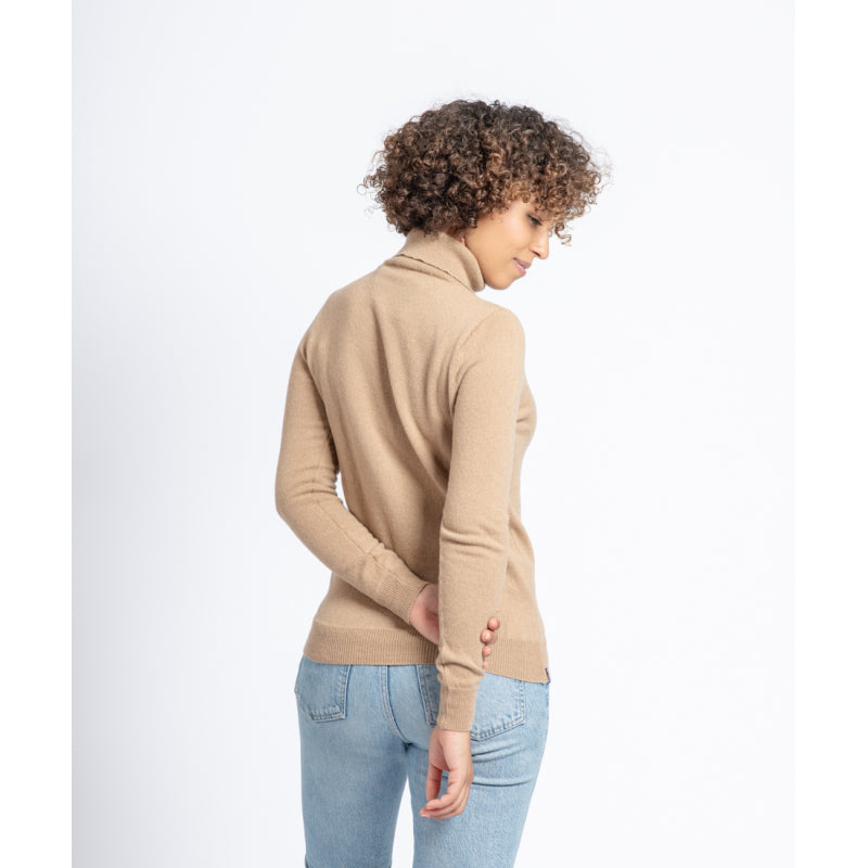 Pull Col Roulé Merinos-Cachemire- 3 coloris - Augustine - Le Pull Français