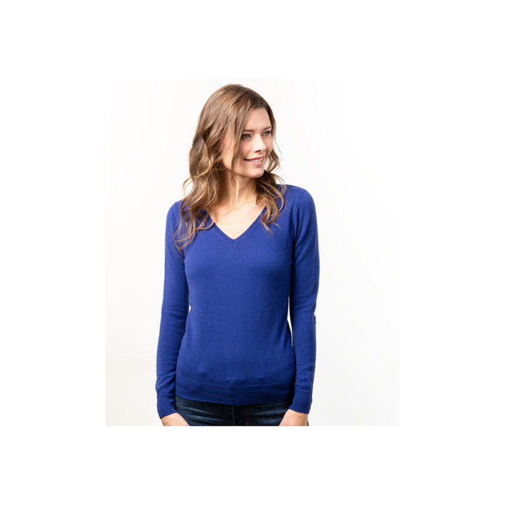 Pull Col V Femme Merinos-Cachemire - 8 coloris Fanny - Le Pull Français