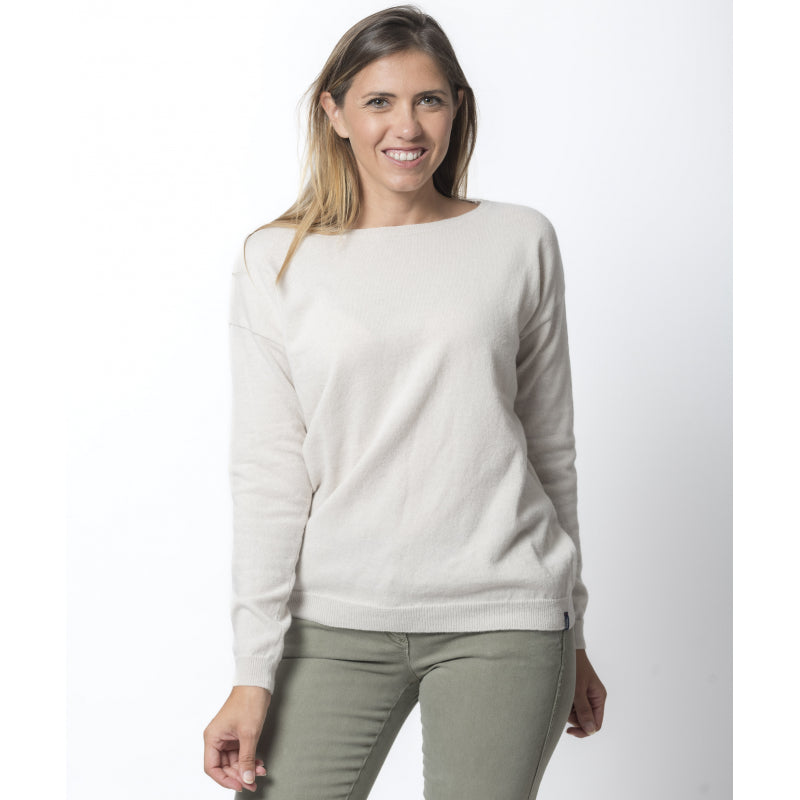 Merino-Cashmere Boat Neck Sweater - Lili - 6 colors - Le Pull Français