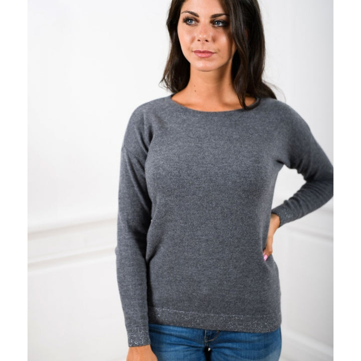 Merino-Cashmere Boat Neck Sweater - Lili - 6 colors - Le Pull Français