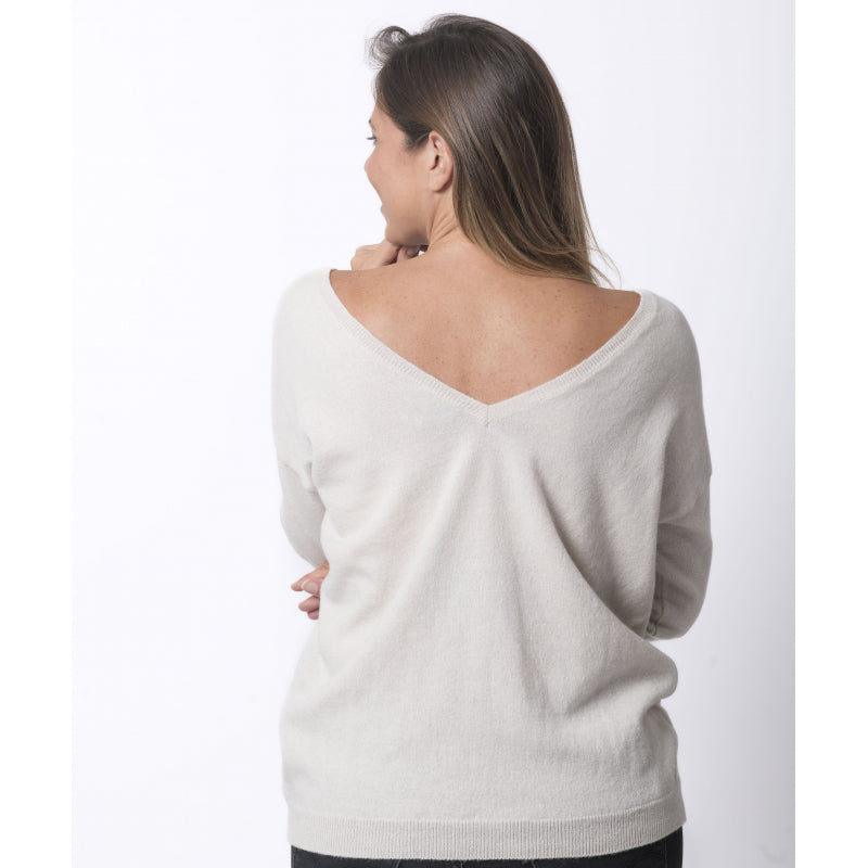 2 in 1 Merino-Cashmere Neckline Sweater - 3 colors - Manon - Le Pull Français