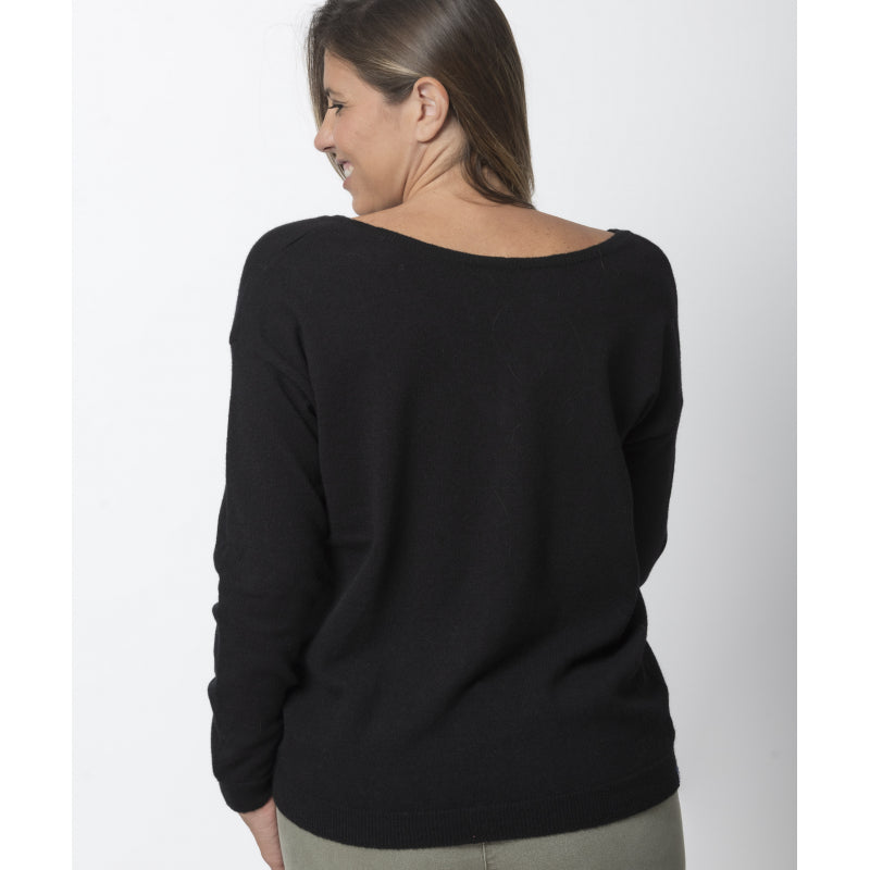 2 in 1 Merino-Cashmere Neckline Sweater - 3 colors - Manon - Le Pull Français