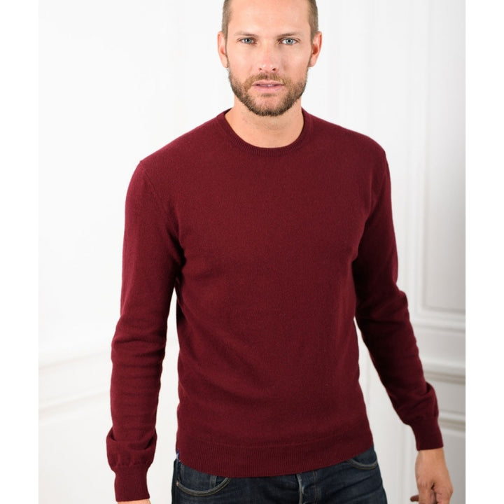 Men's Round Neck Sweater Merino - Cashmere - 4 colors - Marcel - Le Pull Français