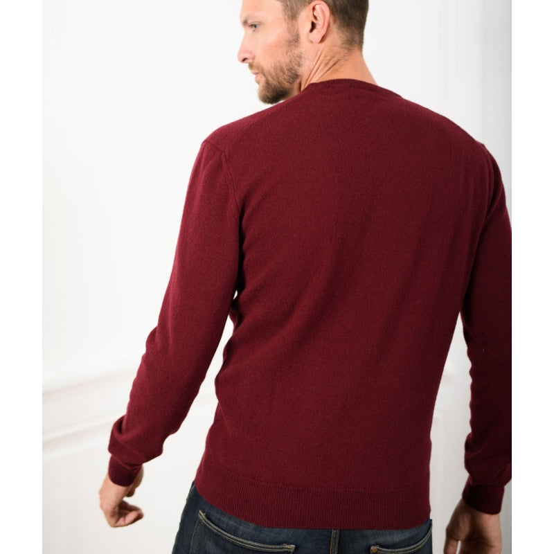 Men's Round Neck Sweater Merino - Cashmere - 4 colors - Marcel - Le Pull Français