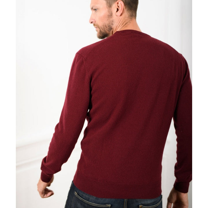 Pull Col Rond Homme Mérinos - cachemire - 4 coloris -Marcel - Le Pull Français