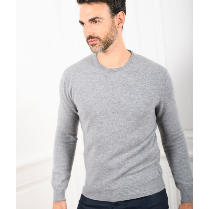 Pull Col Rond Homme Mérinos - cachemire - 4 coloris -Marcel - Le Pull Français