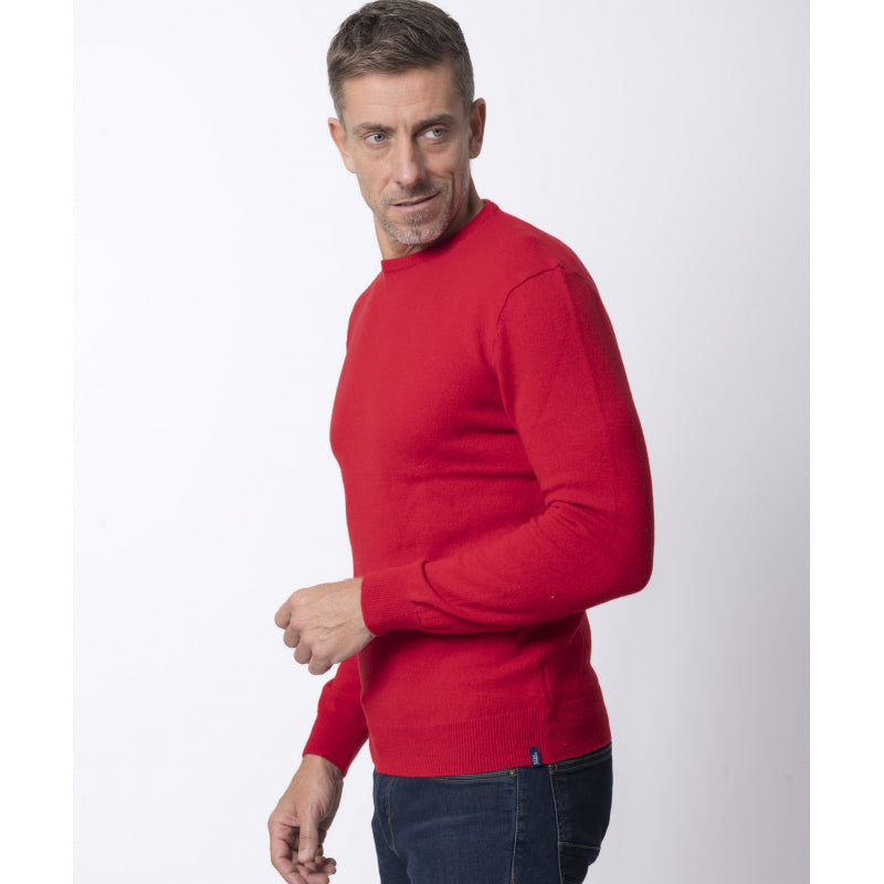 Pull Col Rond Homme Mérinos - cachemire - 4 coloris -Marcel - Le Pull Français