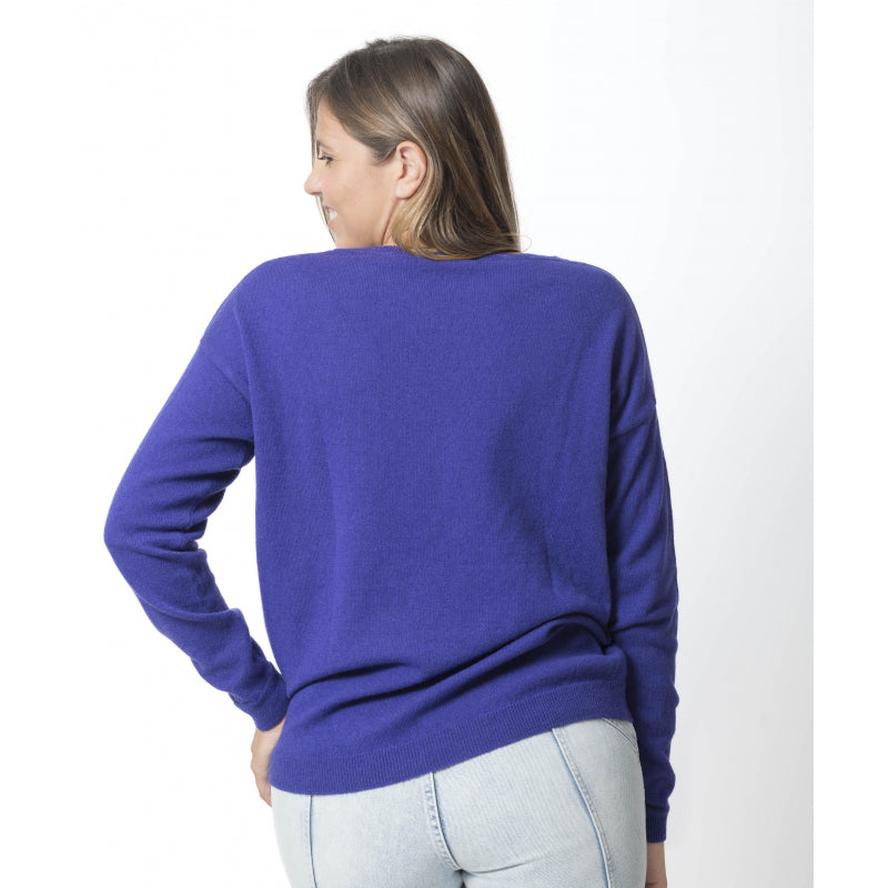 Merino-Cashmere Boat Neck Sweater - Lili - 6 colors - Le Pull Français