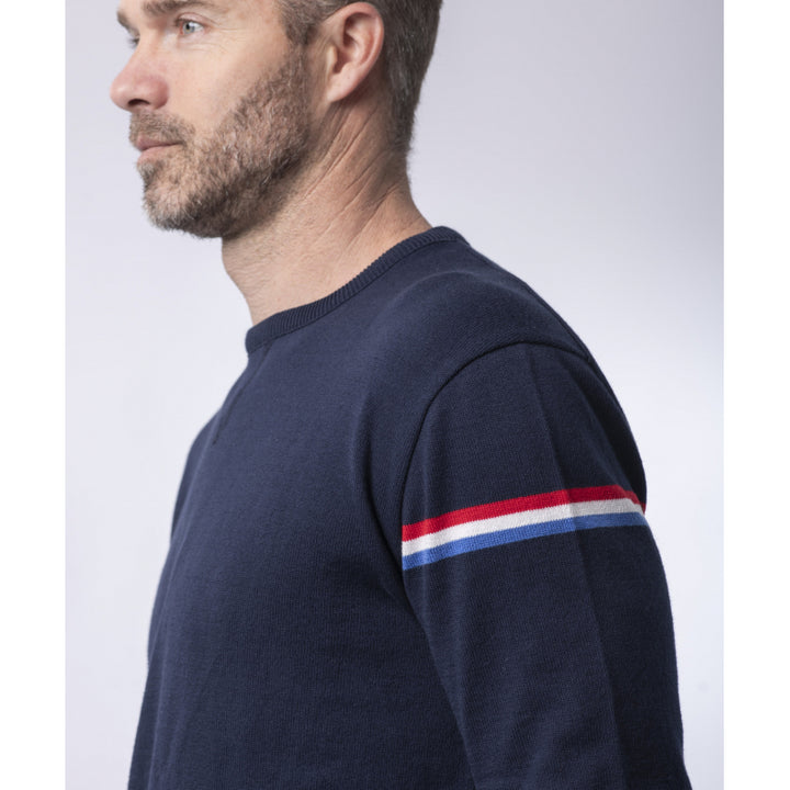 Men's Round Neck Organic Cotton Sweater - 2 colors - Léon - Le Pull Français